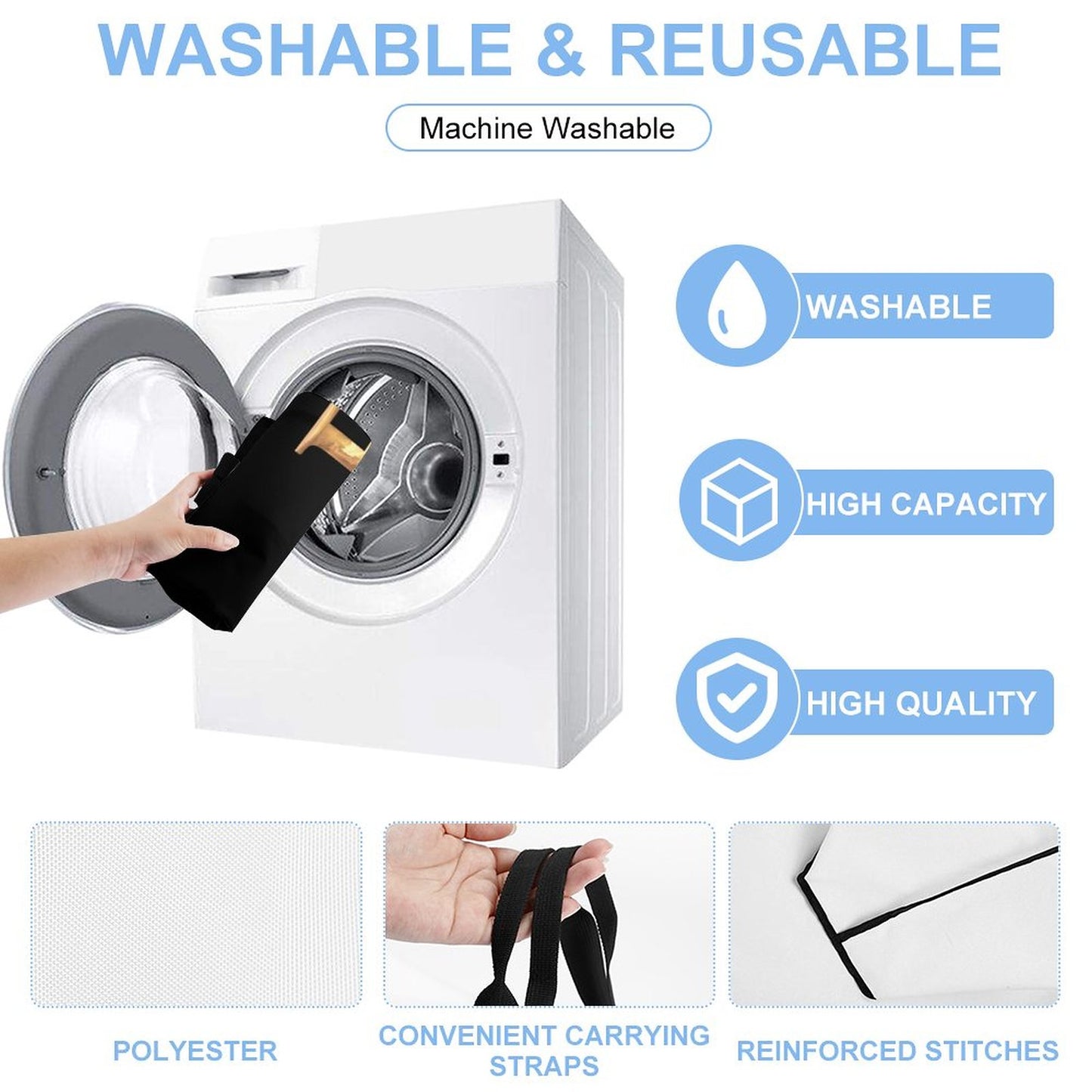 Large One Shoulder Shopping Bag Gold E