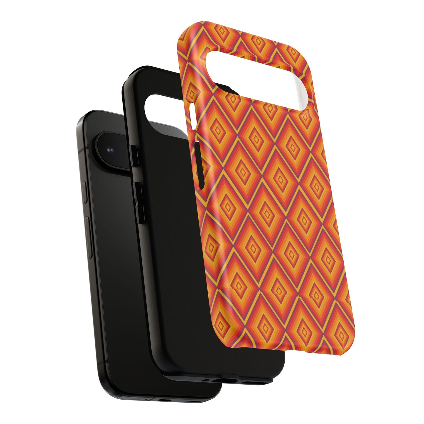 Geometric Phone Case, Tough Cases for Protection, Stylish Smartphone Cover, Vibrant Patterned Phone Accessory, Unique Gift Idea, [...]