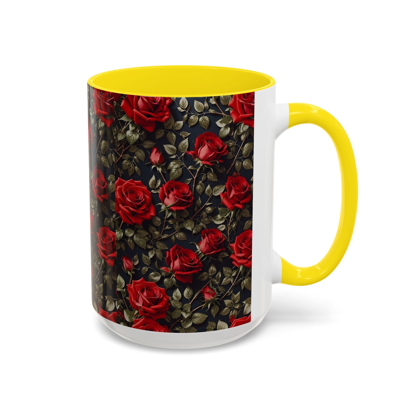 Elegant Floral Accent Coffee Mug - Perfect for Garden Lovers, Home Decor, Gift for Her, Tea Lovers, Mother's Day