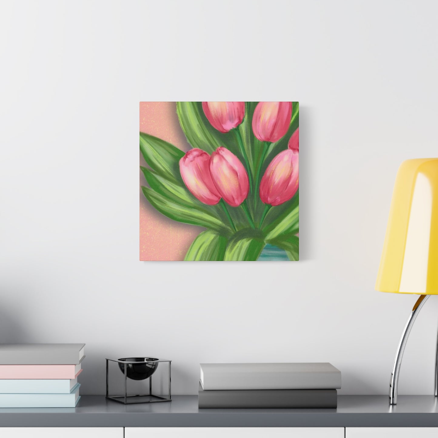 Matte Canvas, Stretched, 1.25" Tulips