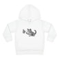 Cute Cat and Butterfly Toddler Hoodie, Toddler Pullover, Kids Fleece Hoodie, Animal Lover Gift, Playtime Pullover