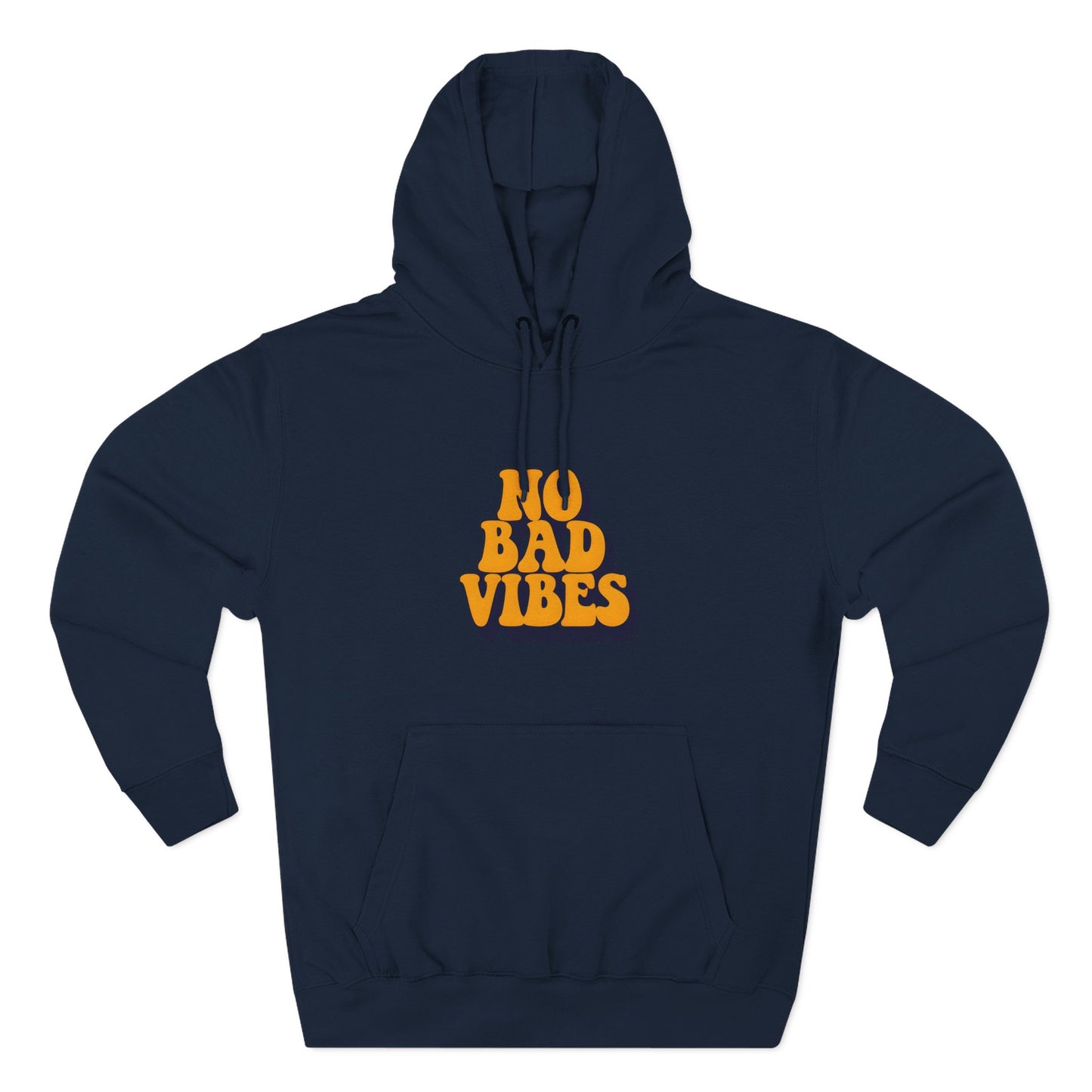 Good Vibes Only Fleece Hoodie for Positive Energy Lovers, Motivational Comfort, Chill Attire, Casual Wear, Gift for Friends