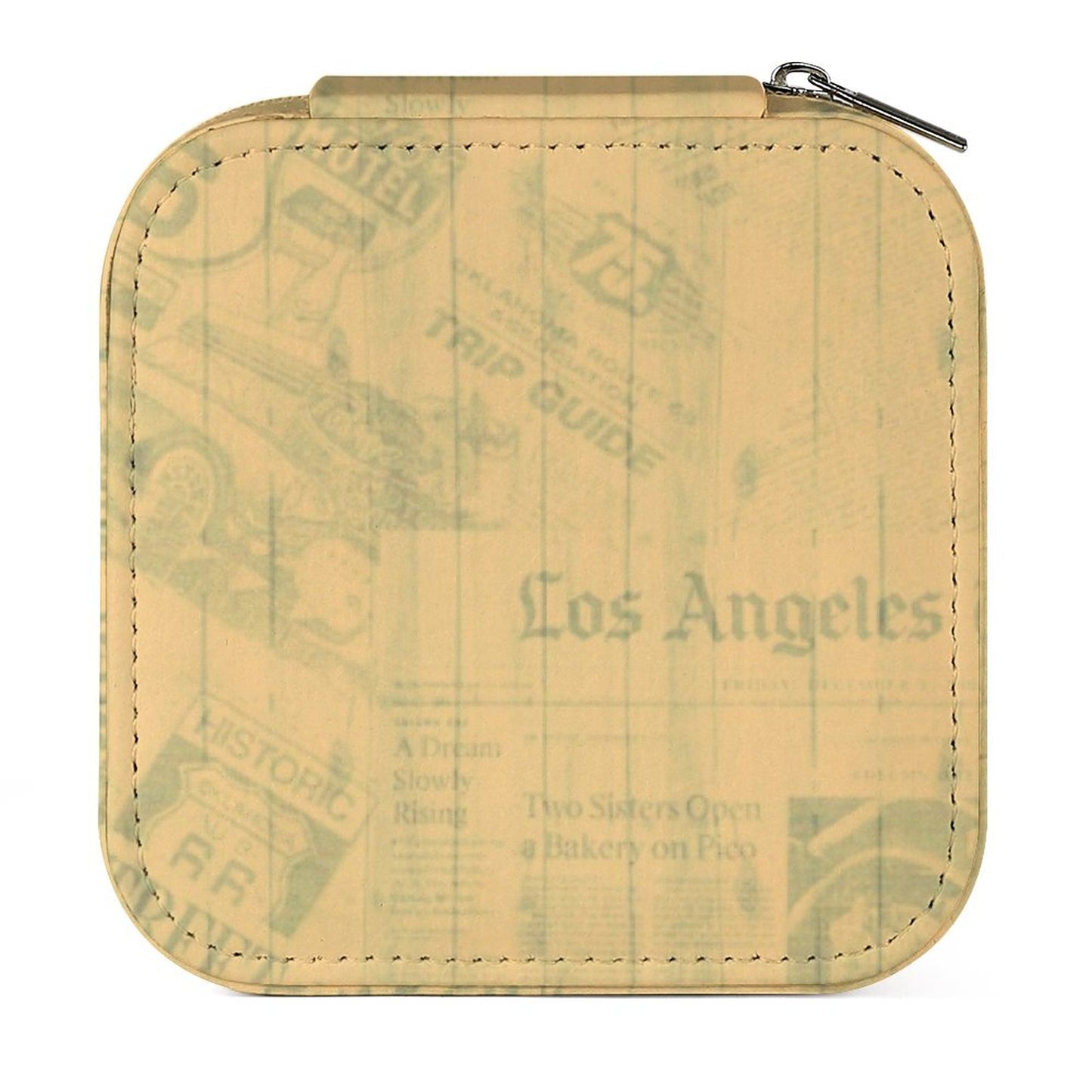 Box Organizer for Jewelry Old News Paper