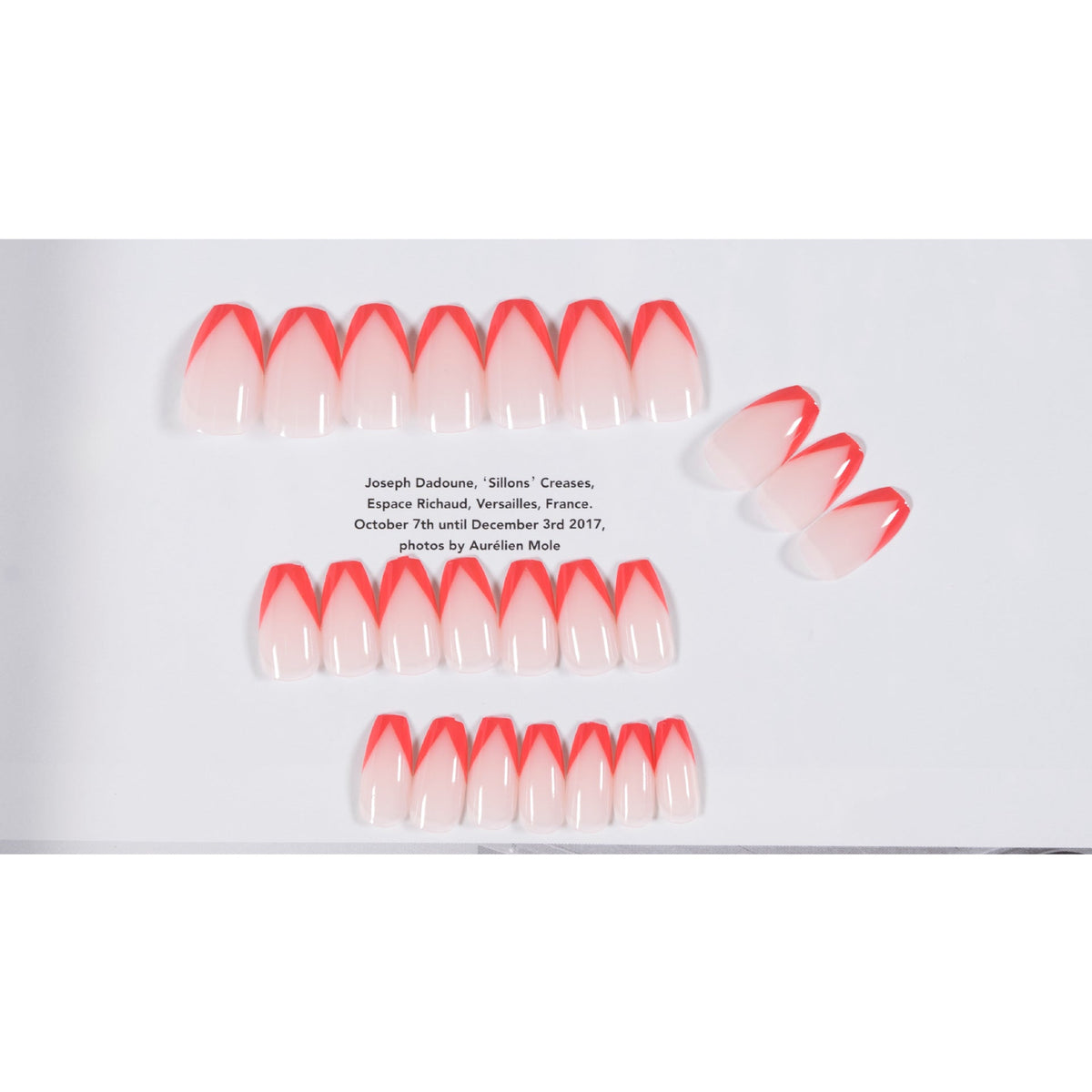 Bevel French short ballet water red press on nails finished fake nail manicure patch nail patch waterproof stall – Image 4