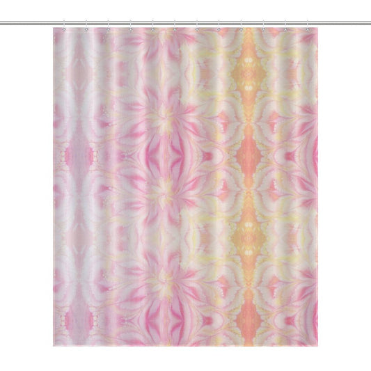 Flower Shower Curtain-66x72Inch (168x183cm)