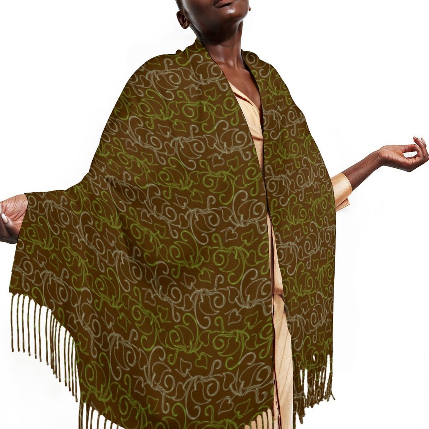 Cashmere-like Tassel Scarf