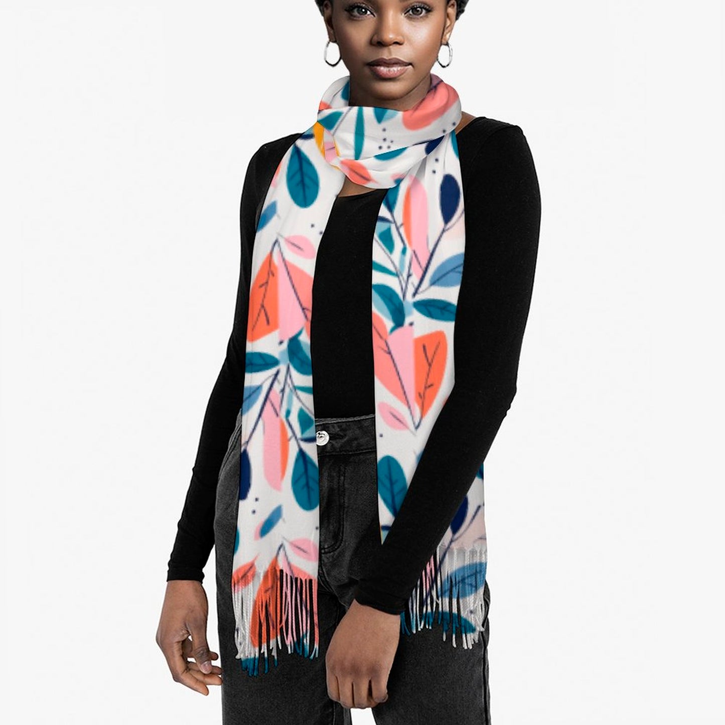 Cashmere-like Tassel Scarf