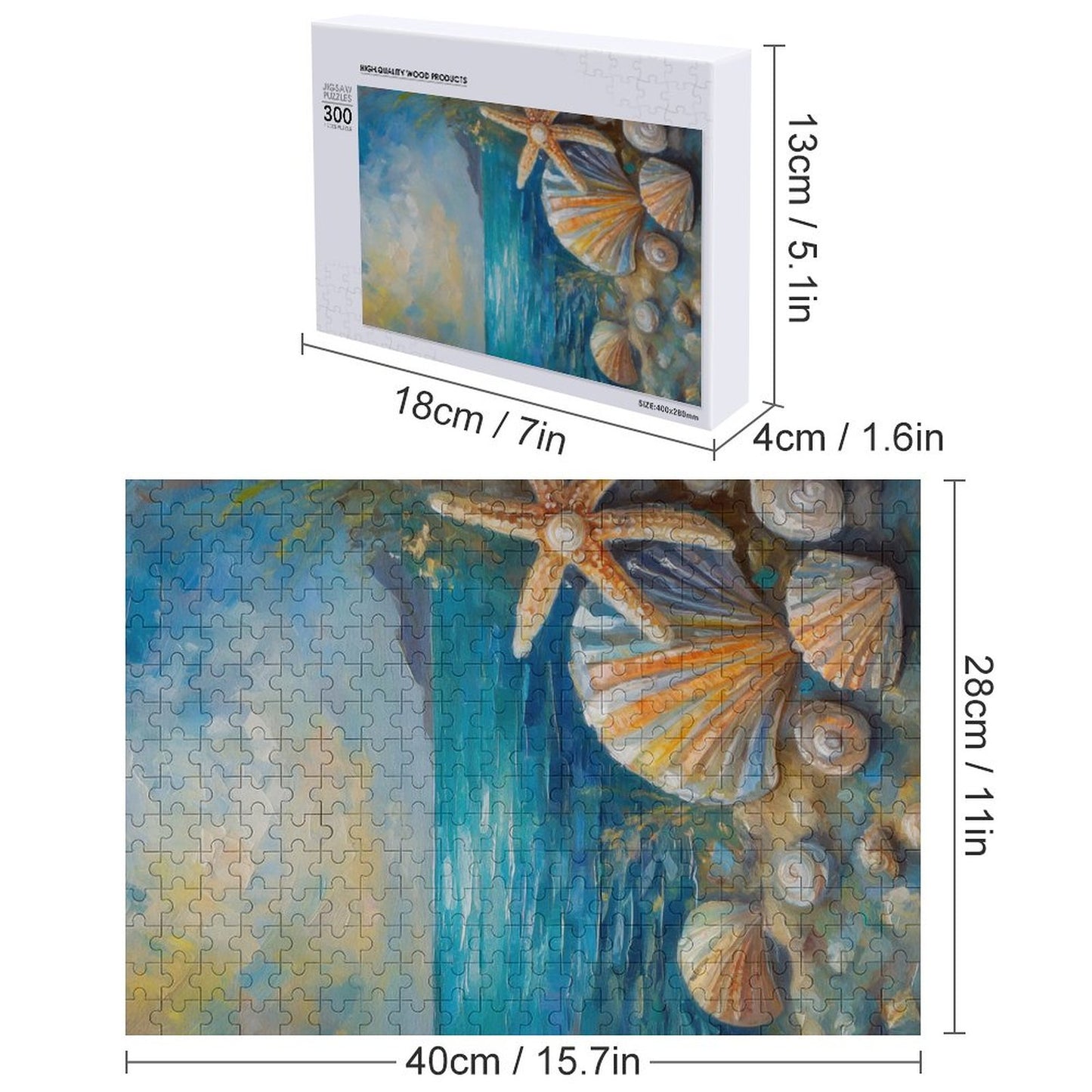 Wooden Picture Puzzle - Sea