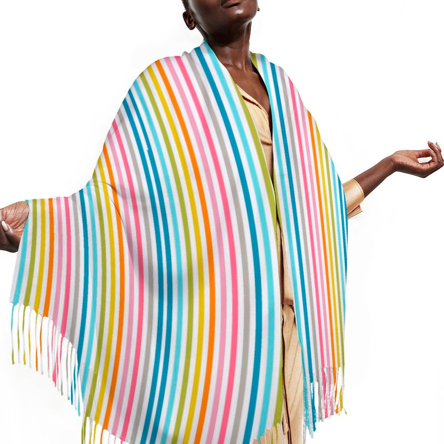 Cashmere-like Tassel Scarf