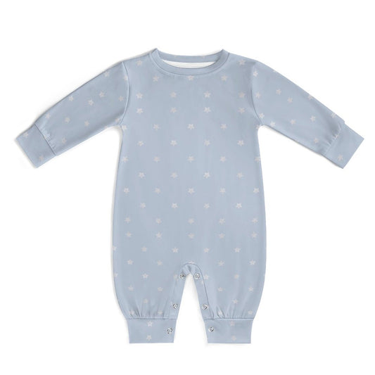 Baby Romper Blue White Stars