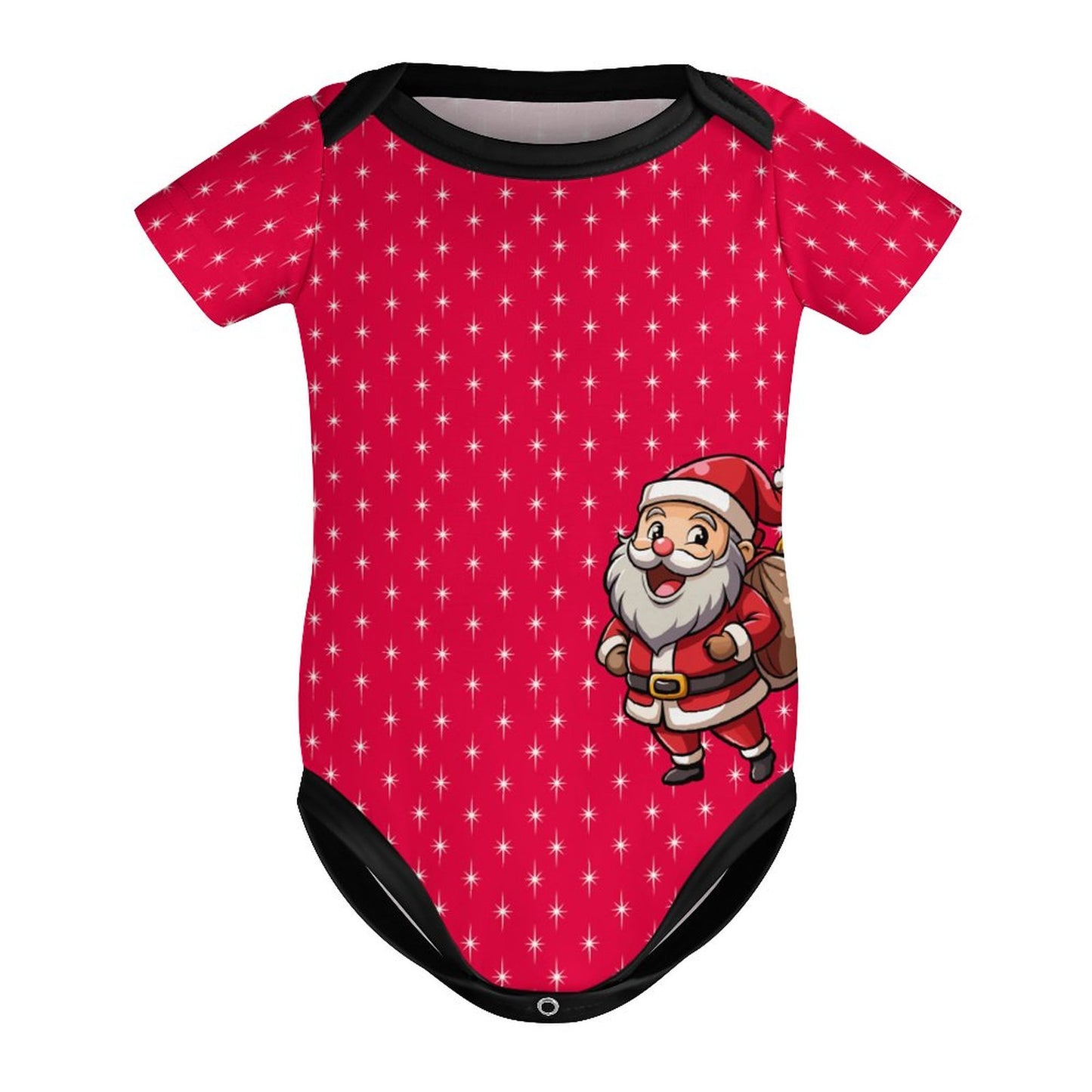 Faux Cotton Short Sleeve Baby Romper