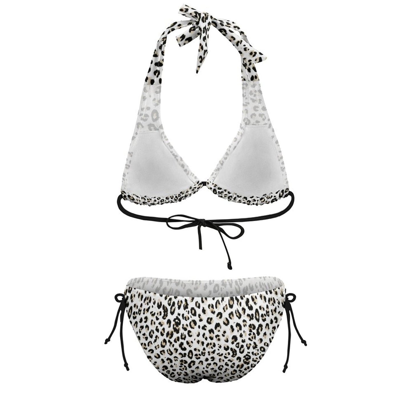 Plus Size Women‘s Halter Bikini Set