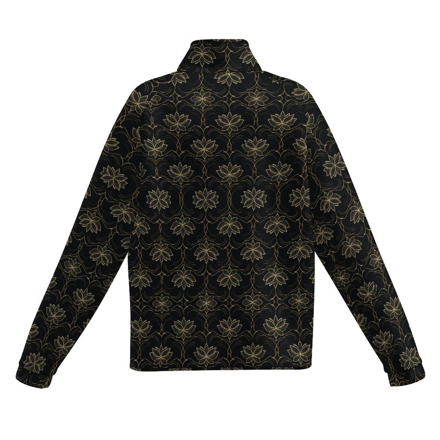 Stand-up Collar Fleece Casual Jacket