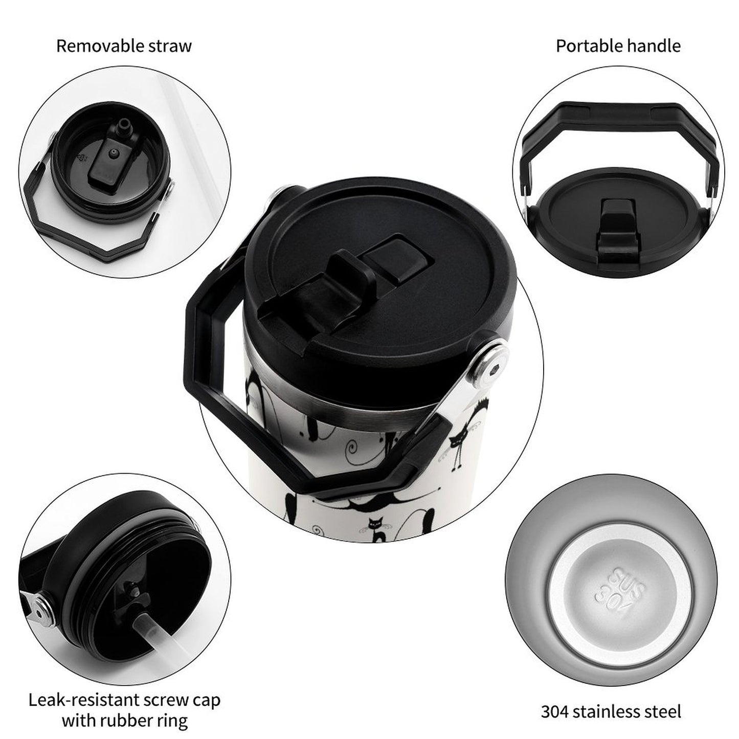 30oz Car Cup with Handle