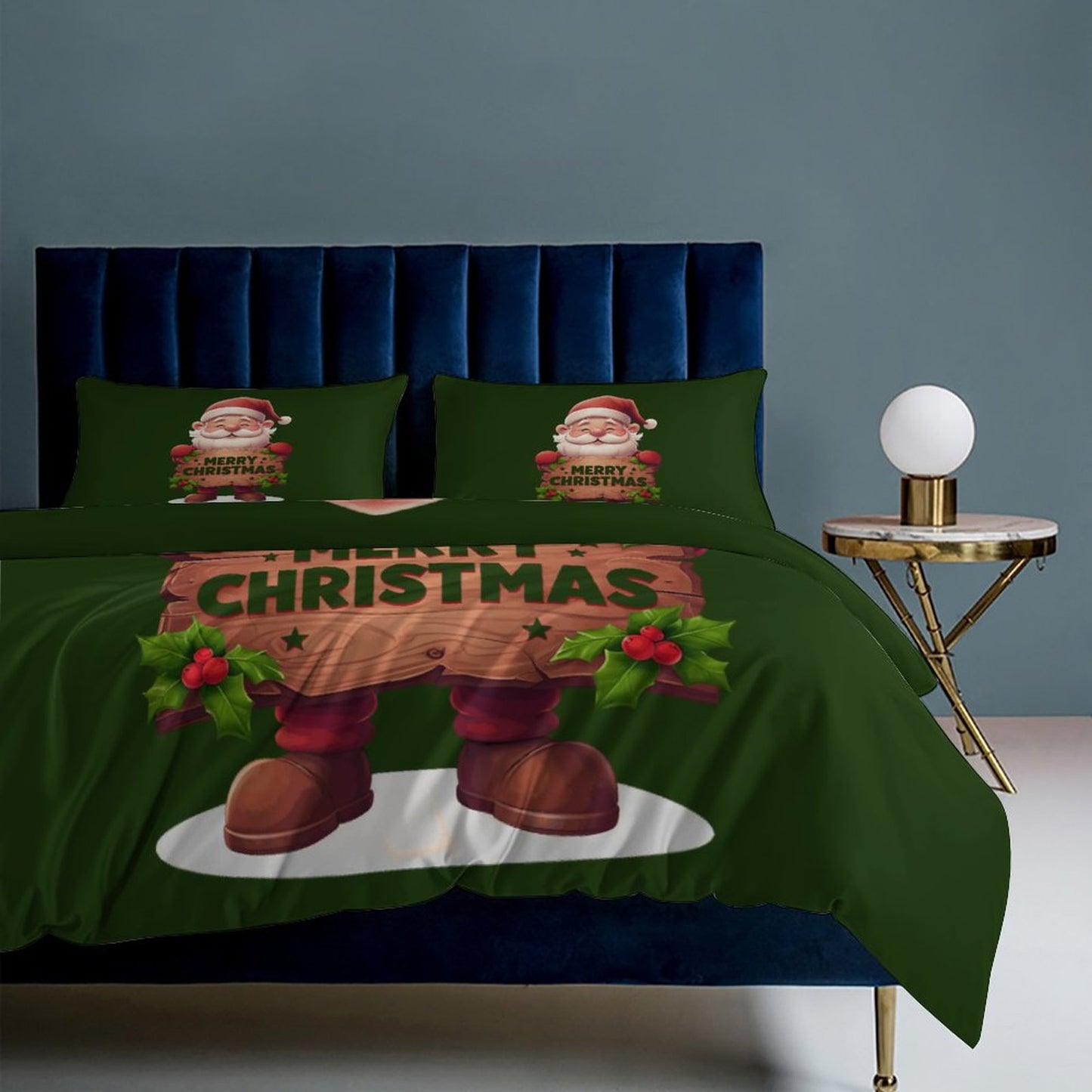 3-Piece Bedding Set-102"x90"/ 259x229cm (Dual-sided Printing)