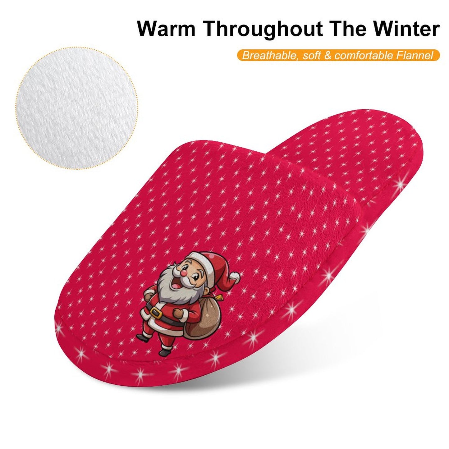 Flannel Children's Cotton Slippers