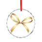 Glass Circular Ornament Pendant