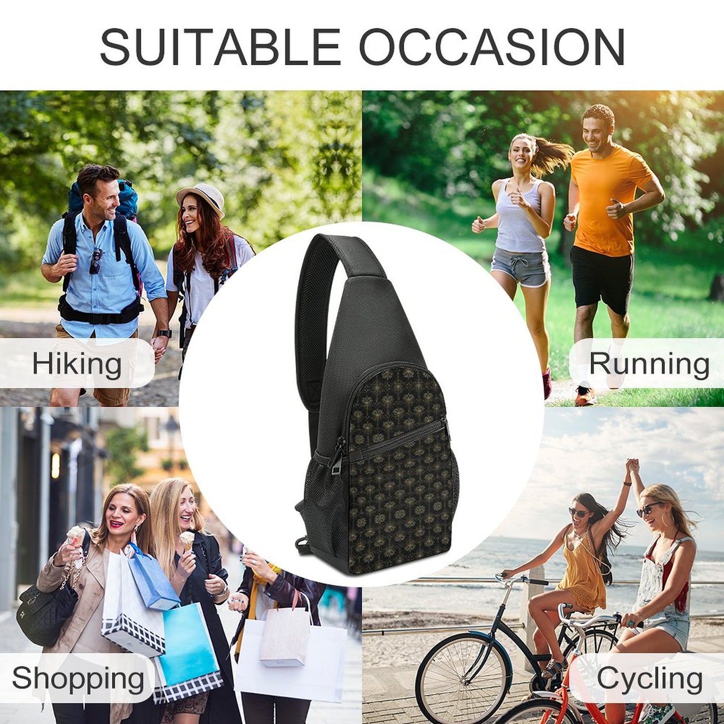 Personalized Sling Bags with Single Shoulder A002