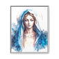 Framed Canvas Art Print, Spiritual Decor, Religious Artwork, Wall Decor, Gift for Faith, Elegant Home Decoration