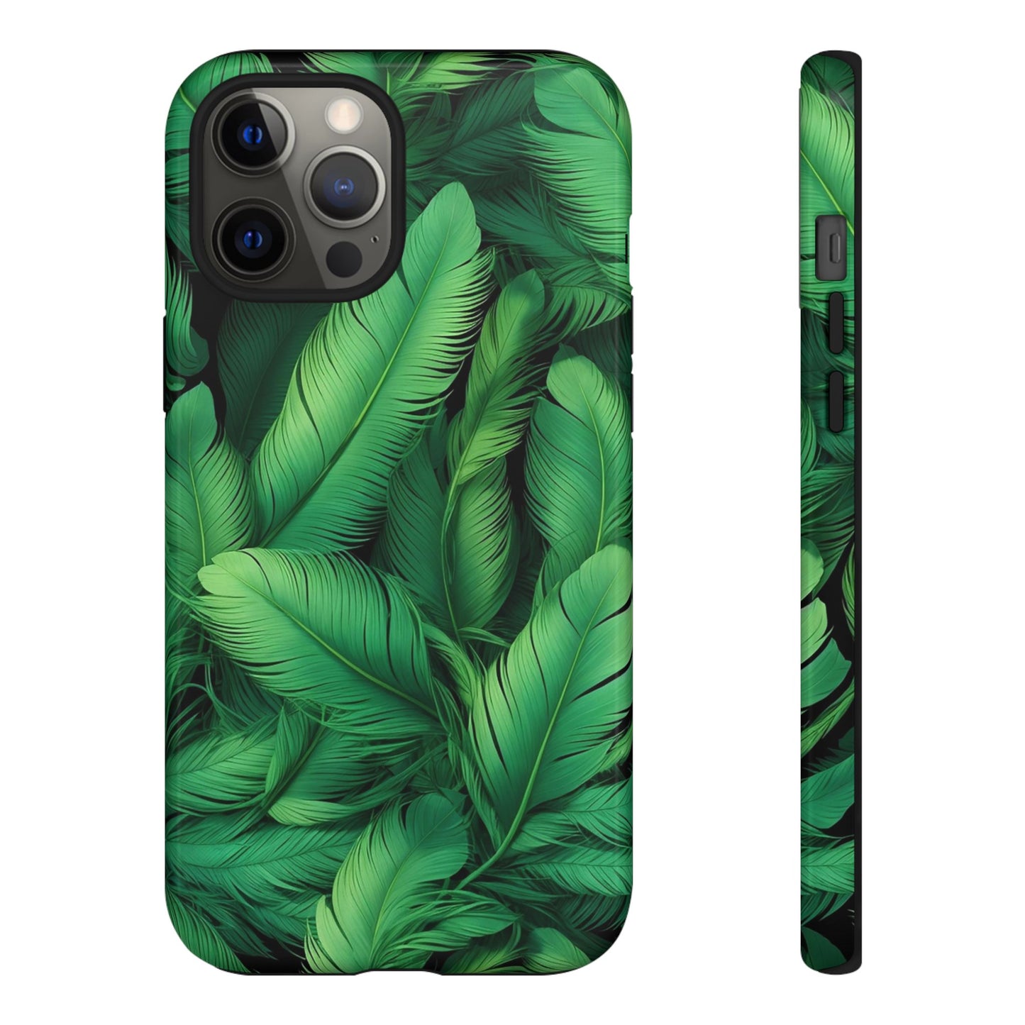 Tough Cases - Tropical Leaf Phone Case, Nature-inspired, Phone Accessory, Gift for Her, Jungle Theme, Eco-Friendly