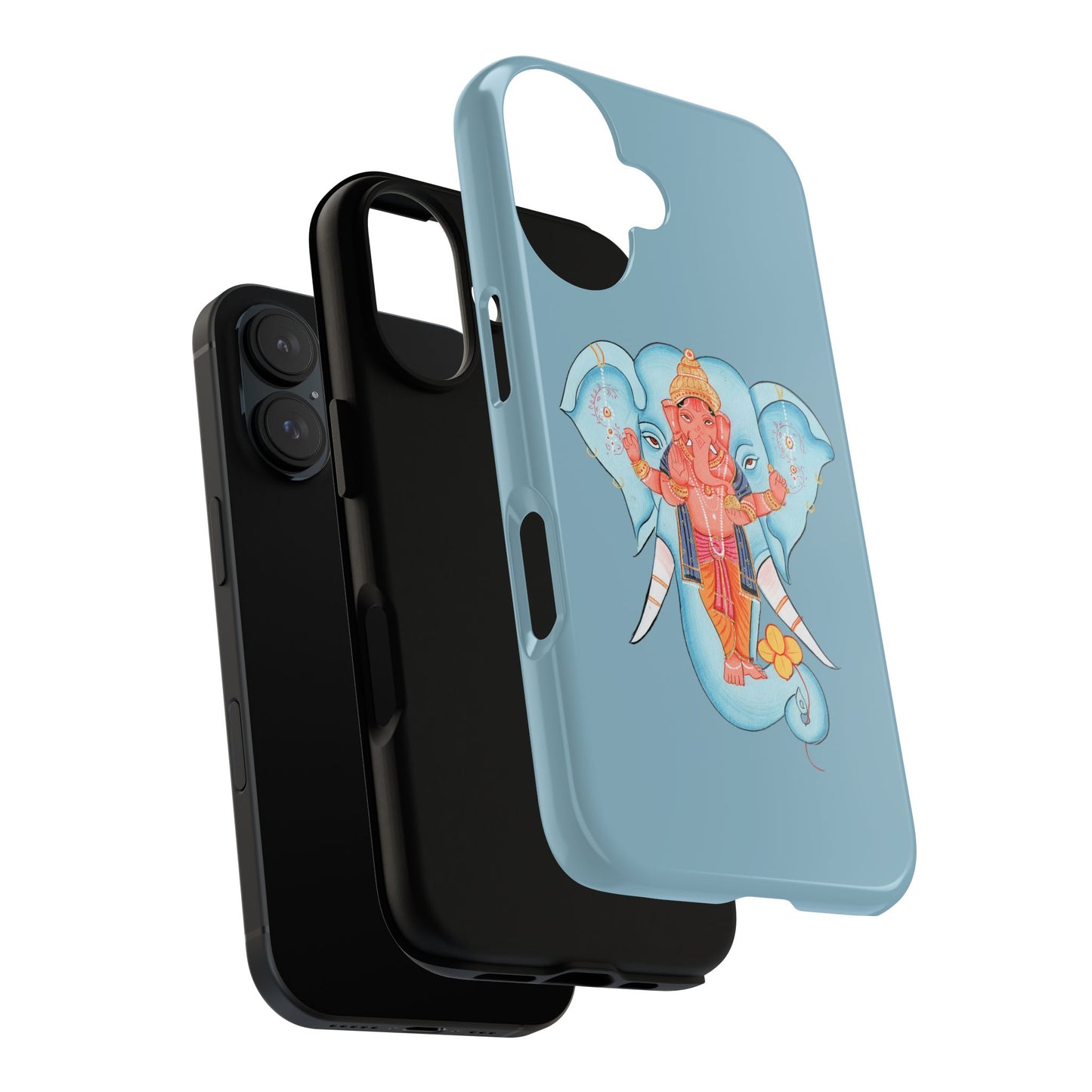 Tough Cases: Ganesh-Inspired Phone Case, Bohemian Phone Cover, Hindu Art Accessory, Festival Gift, Protective Phone Shell