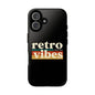 Retro Vibes Phone Case, Tough Phone Cover, Vintage Style Case, Gift for Music Lovers, Retro Aesthetic Accessory