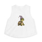 Turtle Wizard Crop Top — Cute Magical Turtle Graphic Tank