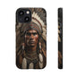 Native American Art Phone Case, Strong Culture Design, Unique Gift for Him or Her, Tough Cases, Customizable Protector, Tribal Style