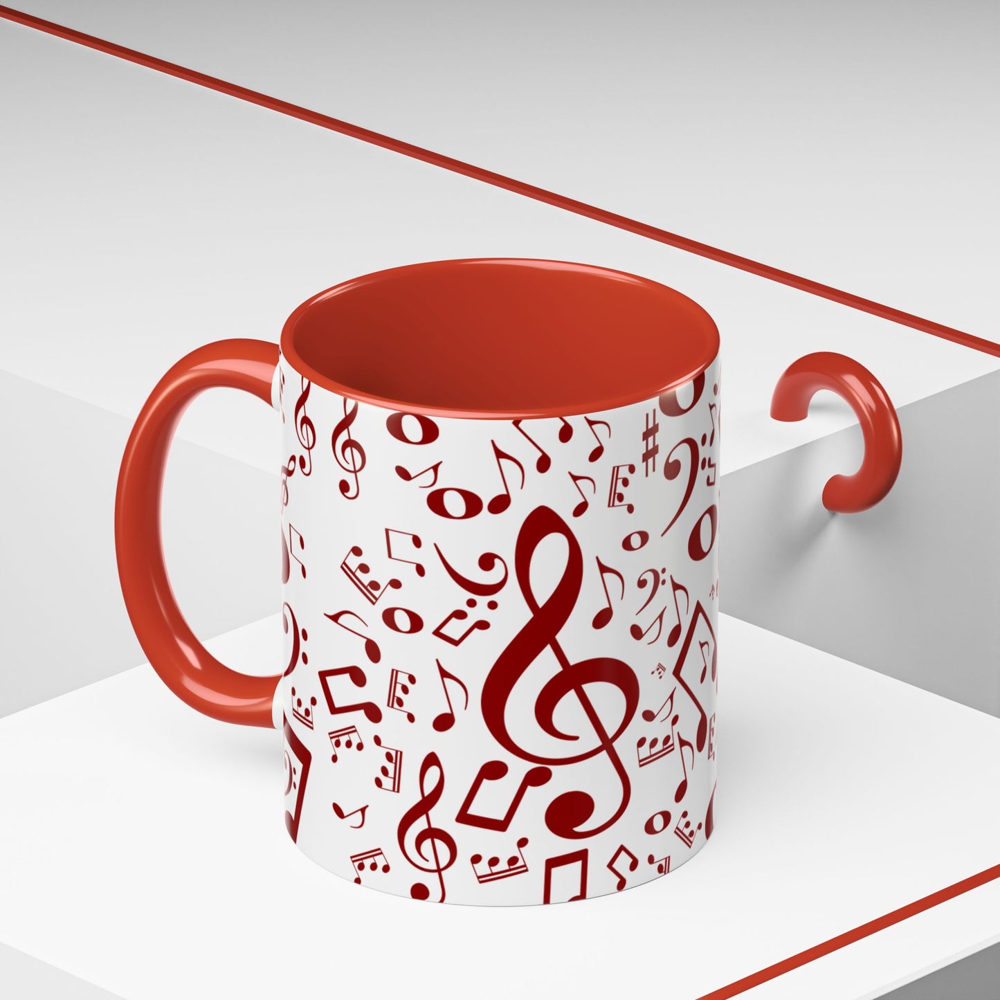 Musical Accent Mug - Perfect for Music Lovers, Gifts for Musicians, Coffee Lover's Essential, Singing Inspiration, Music-Themed [...]
