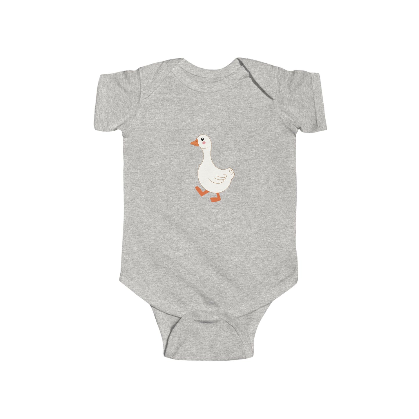 Cute Duck Infant Bodysuit, Baby Shower Gift, Toddler Clothes, Newborn Apparel, Animal Theme Baby Outfit, Fun Kids Wear