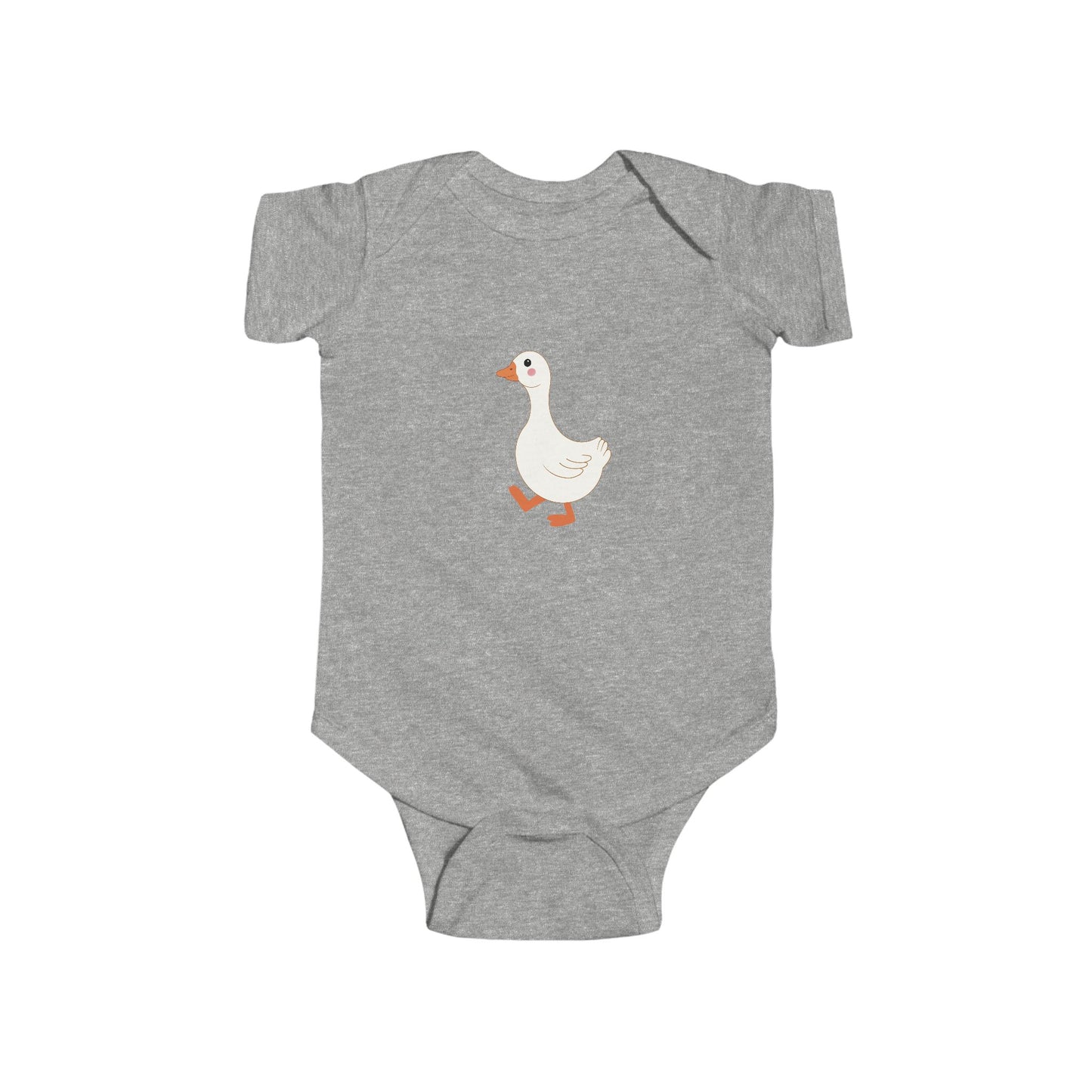 Cute Duck Infant Bodysuit, Baby Shower Gift, Toddler Clothes, Newborn Apparel, Animal Theme Baby Outfit, Fun Kids Wear