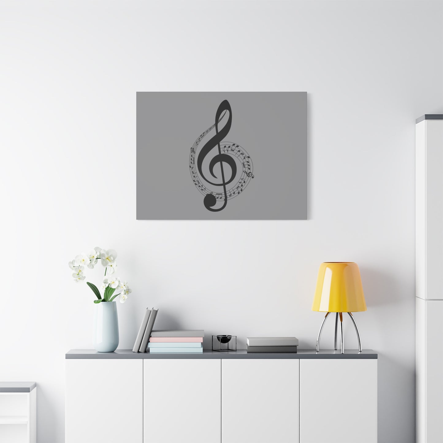 Musical Notes Canvas Print, Wall Art for Musicians, Music Lovers, Home Decor, Gift for Music Teacher, Birthday, Housewarming