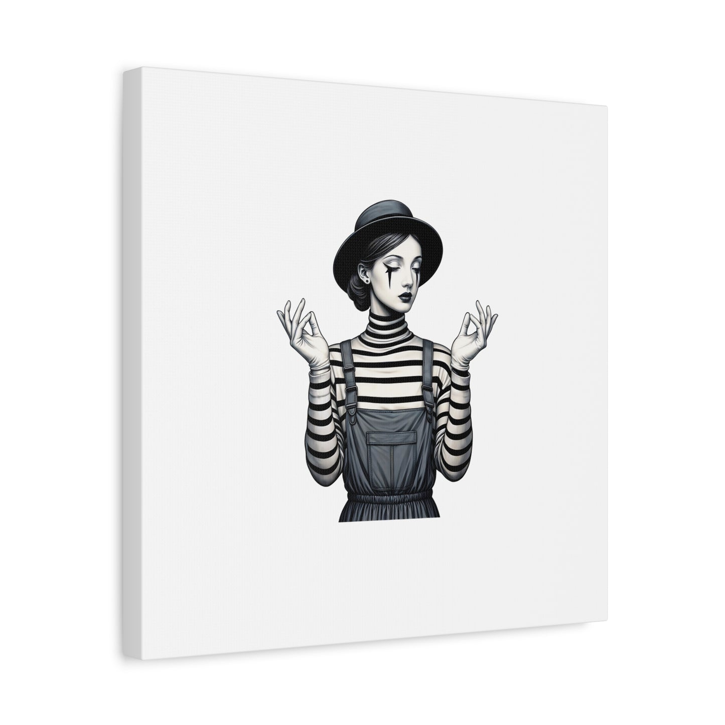 Meditative Striped Canvas Wall Art | Modern Boho Decor, Gift for Art Lovers, Minimalist Home Accent, Gallery Wall Art