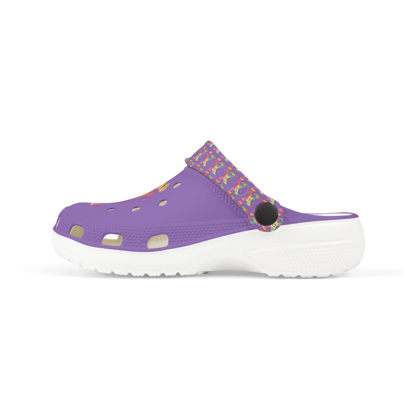 Colorful Kid's EVA Foam Clogs with Playful Design- Letter X
