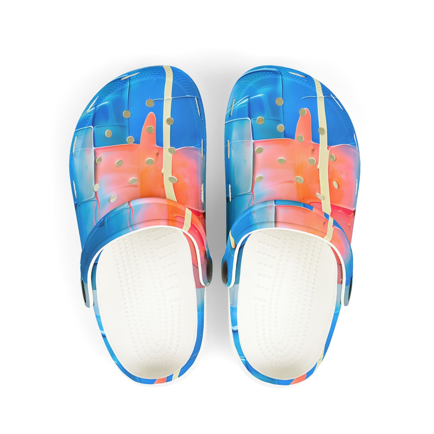 Vibrant Kids' EVA Foam Clogs, Fun Comfortable Footwear, Summer Play Shoes, Easy Slip-On Clogs, Colorful Beach Sandals, Playful Garden Shoes