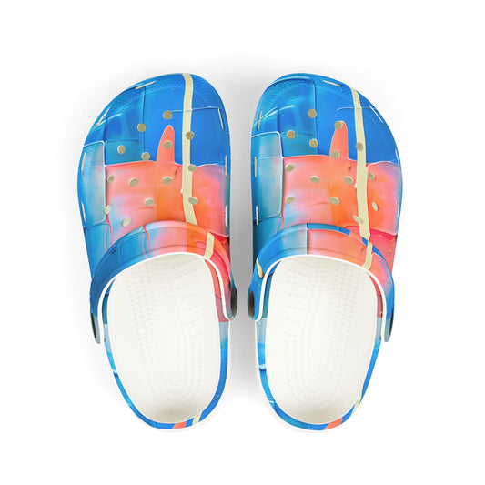 Vibrant Kids' EVA Foam Clogs, Fun Comfortable Footwear, Summer Play Shoes, Easy Slip-On Clogs, Colorful Beach Sandals, Playful Garden Shoes