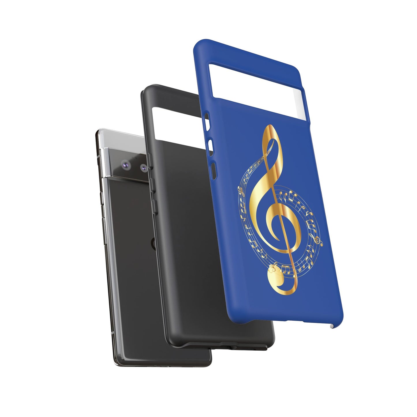 Tough Cases Blue and Gold Musical Note
