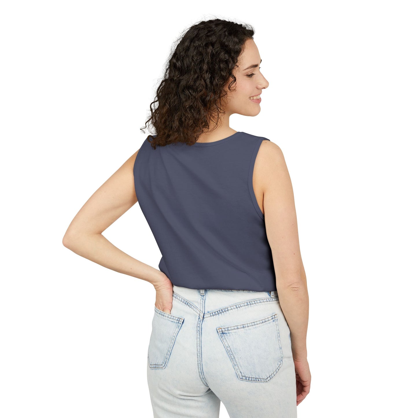 Bohemian Chic Tank Top with Artistic Print, Casual Summer Wear