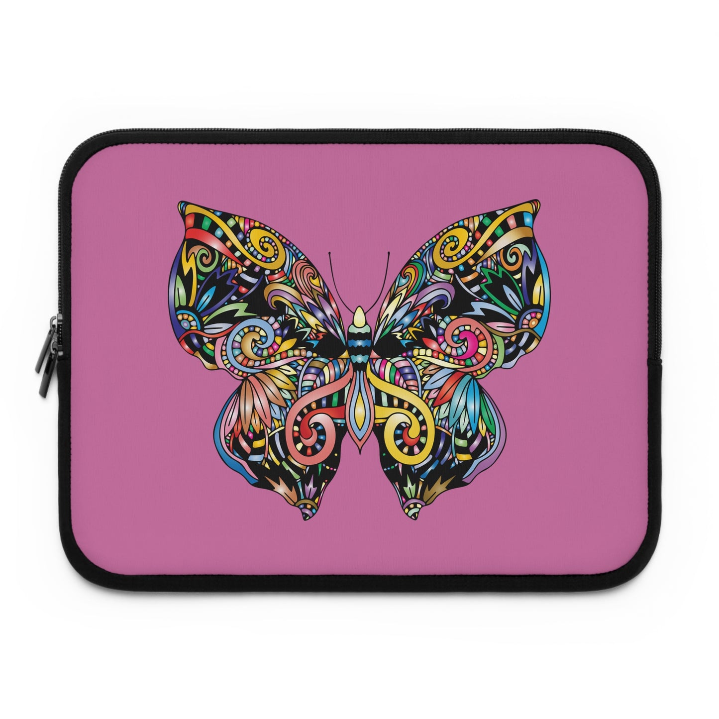 Colorful Butterfly Laptop Sleeve for Women, Boho Tech Case, Laptop Bag, Gift for Students, Mother's Day, Colorful Design