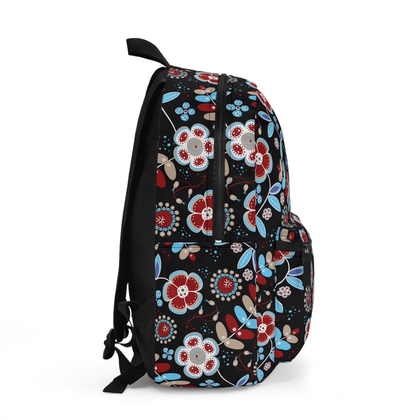 Floral Pattern Backpack, Trendy Rucksack for School, Travel Backpack, Stylish Bookbag, Gift for Her