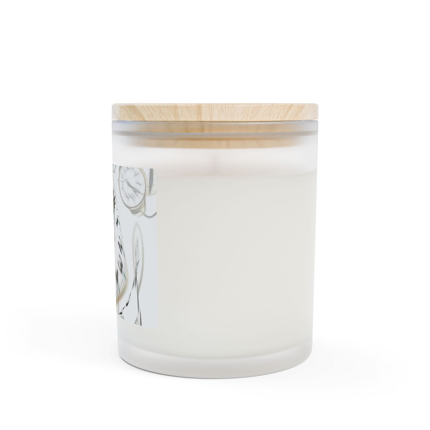 Whimsical Frosted Glass Candle | Aromatherapy Decor, Relaxation Gift, Home Fragrance, Zen Atmosphere, Gift for Her