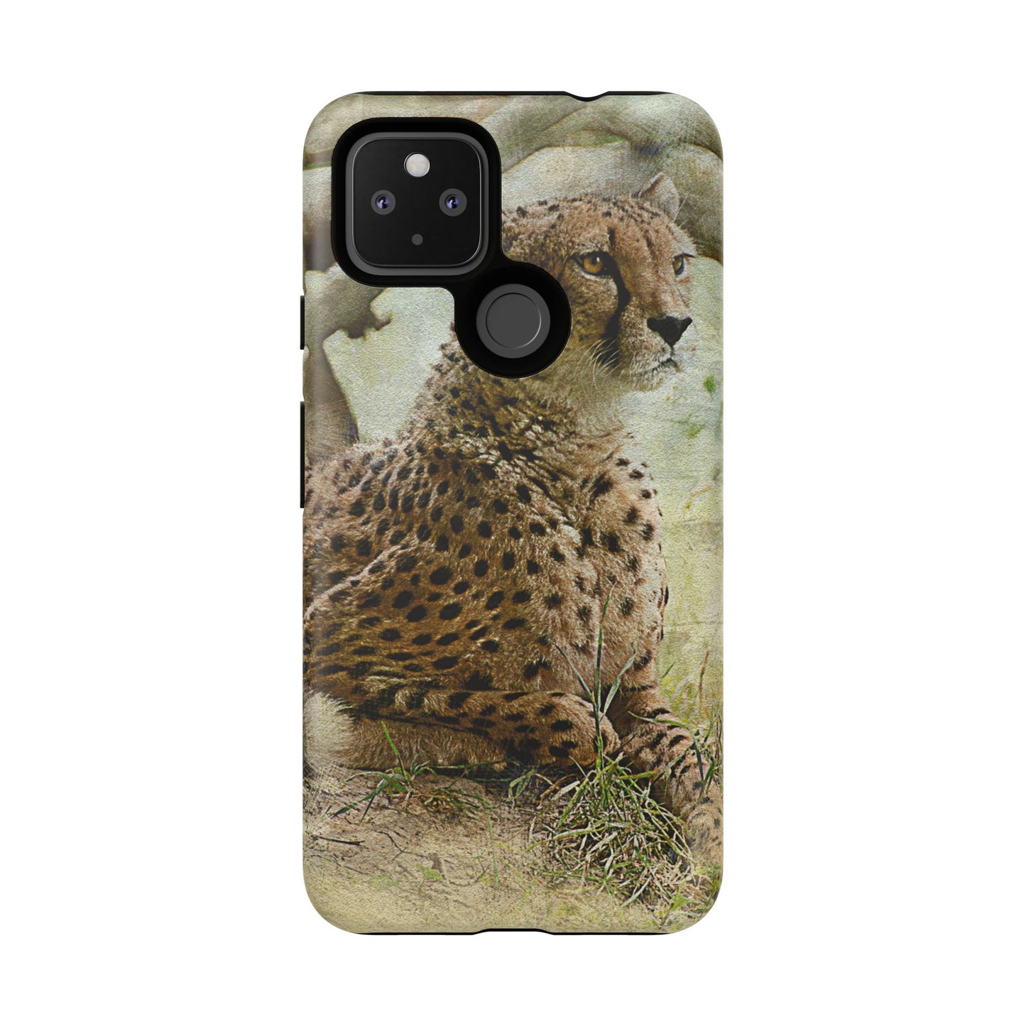 Cheetah Phone Case, Tough Cases, Animal Lover Gift, Wildlife Protection, Eco-Friendly Mobile Cover, Unique Phone Accessory