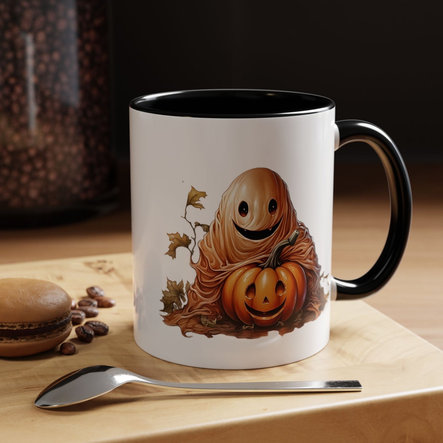 Whimsical Halloween Coffee Mug | Pumpkin-Inspired Drinkware, Cute Fall Decor, Gift for Pumpkin Lovers, Cozy Autumn Vibe