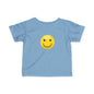 Cute Infant T-Shirt with Smiley Face, Baby Tee, Toddler Clothing, Personalized Gift, Cute Baby Outfit, Summer Wear