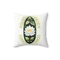 Botanical Lotus Throw Pillow, Home Decor, Floral Cushion, Nature Inspired Decoration, Gift for Plant Lovers