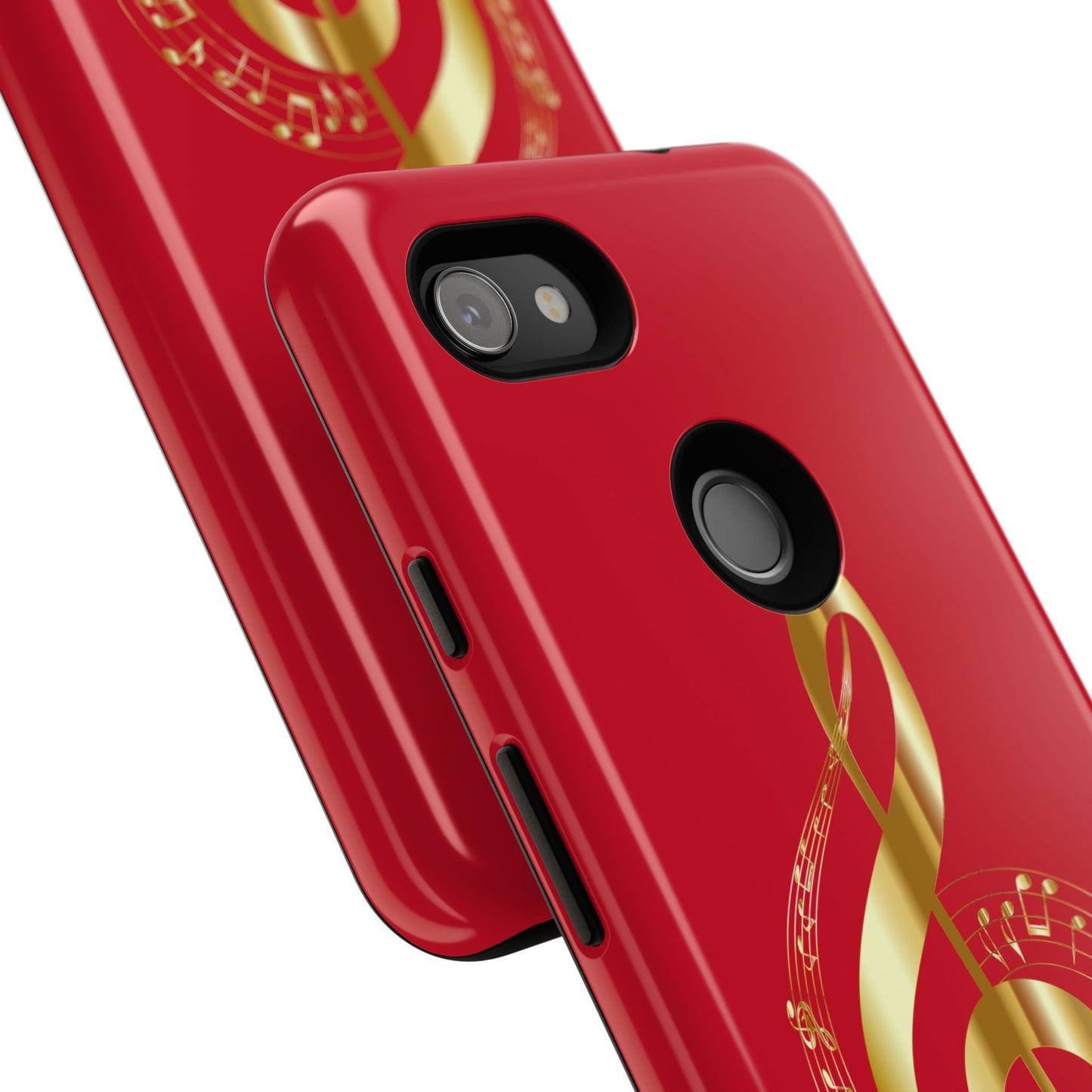Tough Cases - Red Musical Note