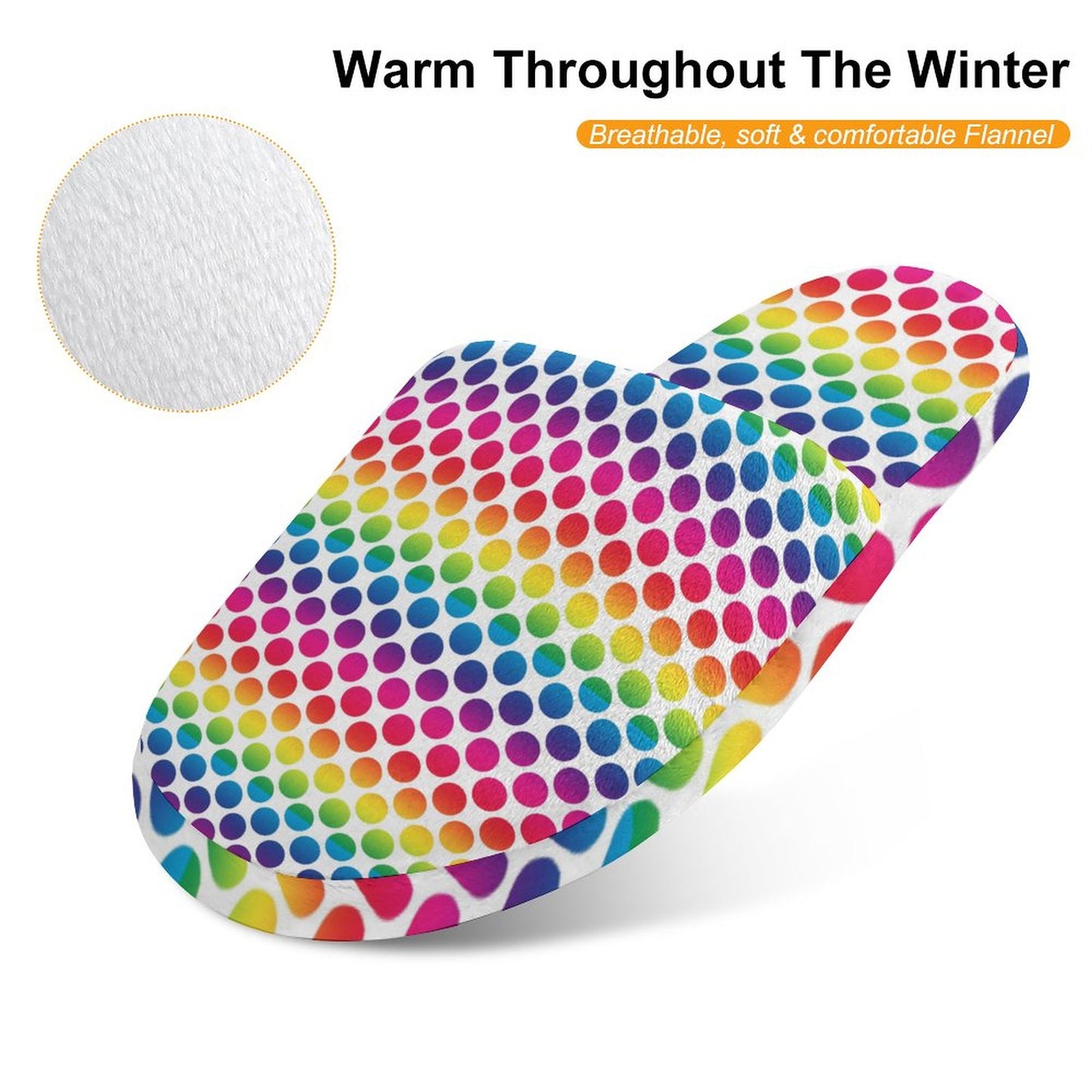 Flannel Children's Cotton Slippers