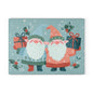 Christmas Gnome Glass Cutting Board, Holiday Kitchen Decor, Gift for Foodies, Gnome Lover Gift, Festive Kitchen Accessory