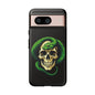 Skull & Snake Phone Case | Tough Cases, Protective Cover, Edgy Phone Accessories, Gothic Gift, Halloween Decor