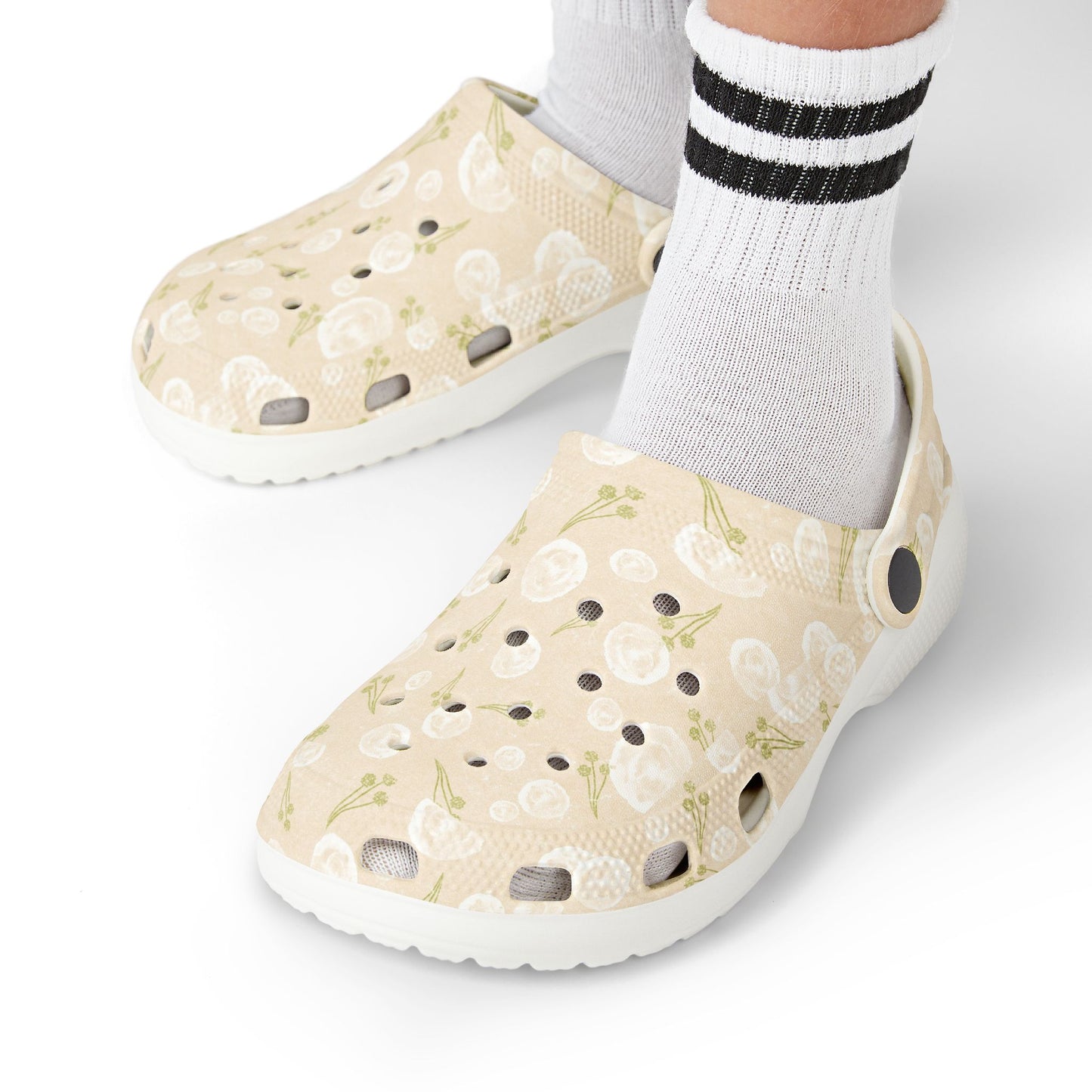 Whimsical Floral Clogs for Kids, Playful Summer Footwear, EVA Foam Garden Shoes, Adorable Children's Slippers, Perfect for Outdoor [...]